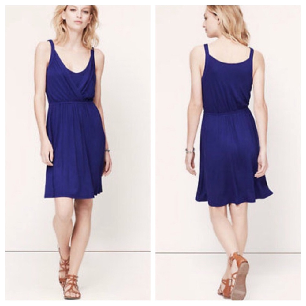 LOFT Crossover Tank Dress